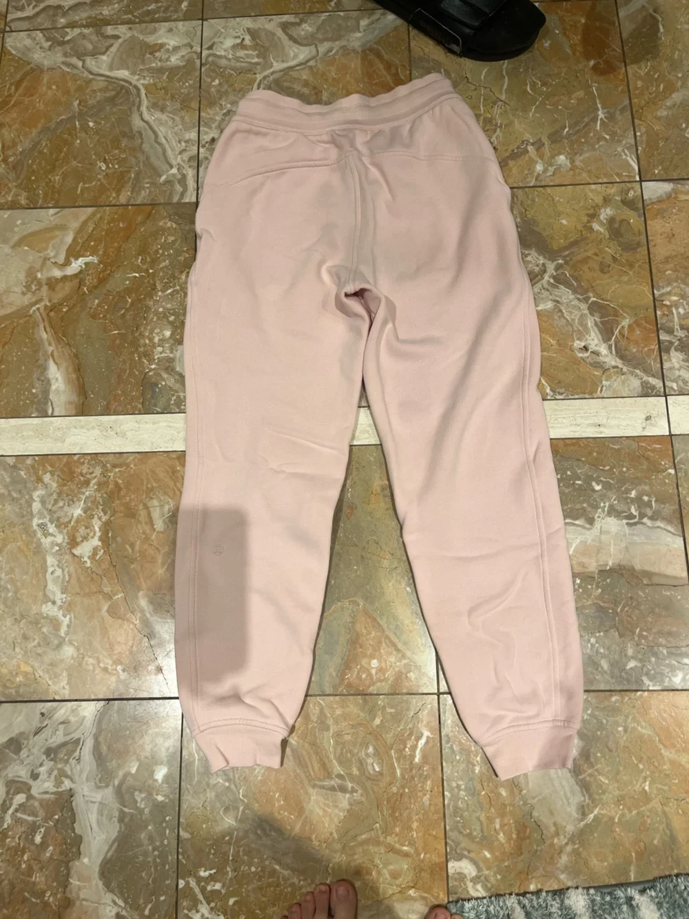 lululemon athletica Light Pink Fleece Jogger Sweatpants
